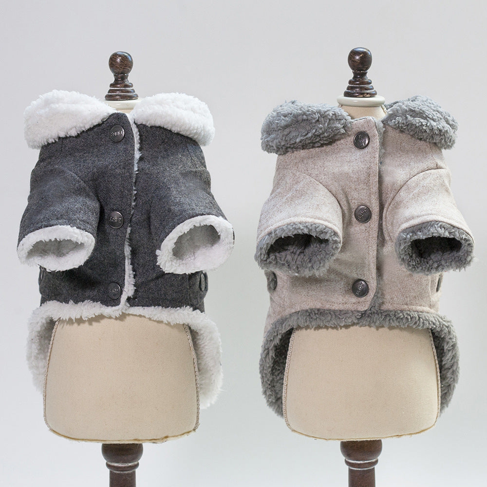 FrenchieLux puffer jacket back view