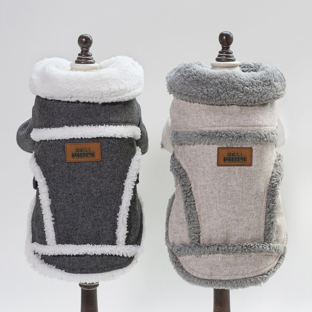 FrenchieLux dog jacket zipper and snap detail