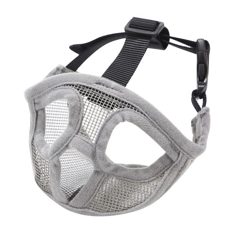 FrenchieLux dog muzzle basket weave detail